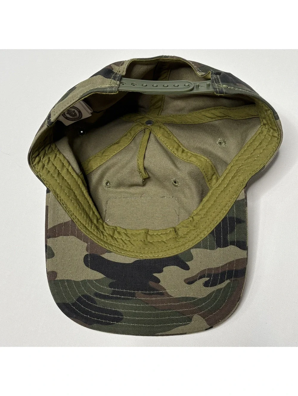 Smokey Bear Camo Trucker Hat Prevent Wildfires Snapback